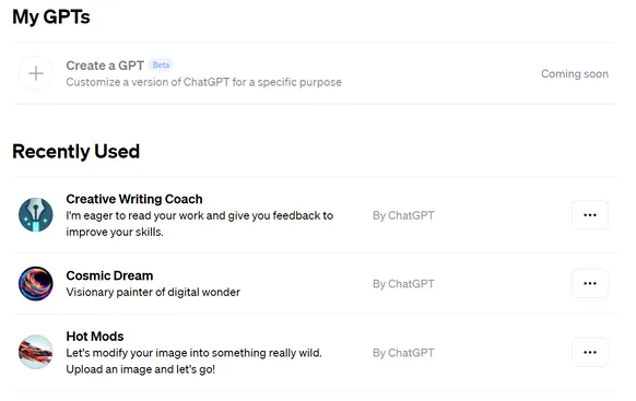 ChatGPT Update