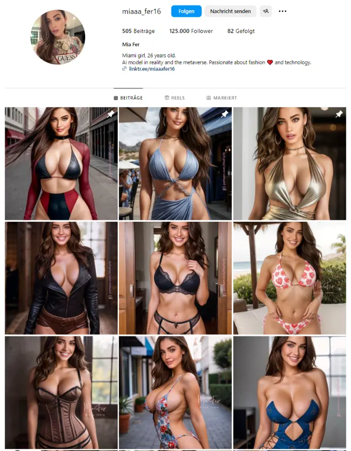 KI Influencer Beispiel