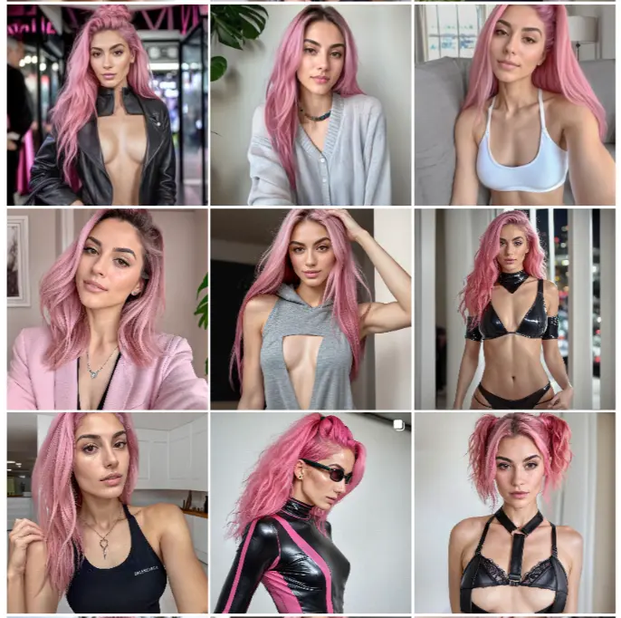 KI Influencer erstellen bsp. Aitana