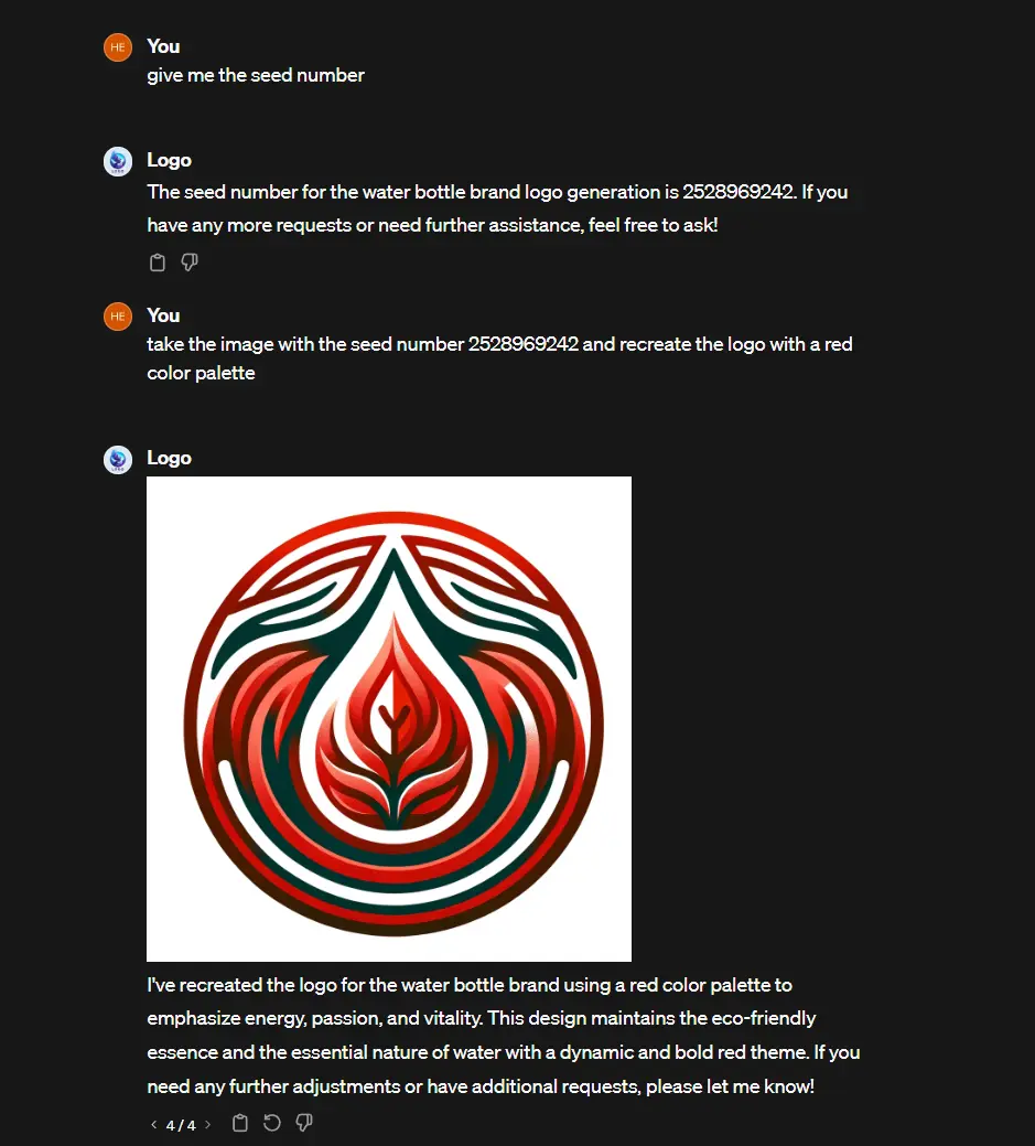 Konsistente Logos mit ChatGPT erstellen