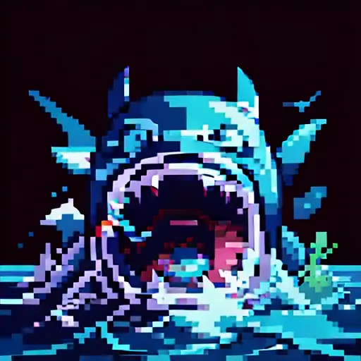 Supermachine Test Logo Pixel Art