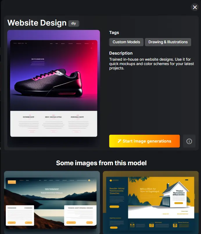 Supermachine Website Design Modell