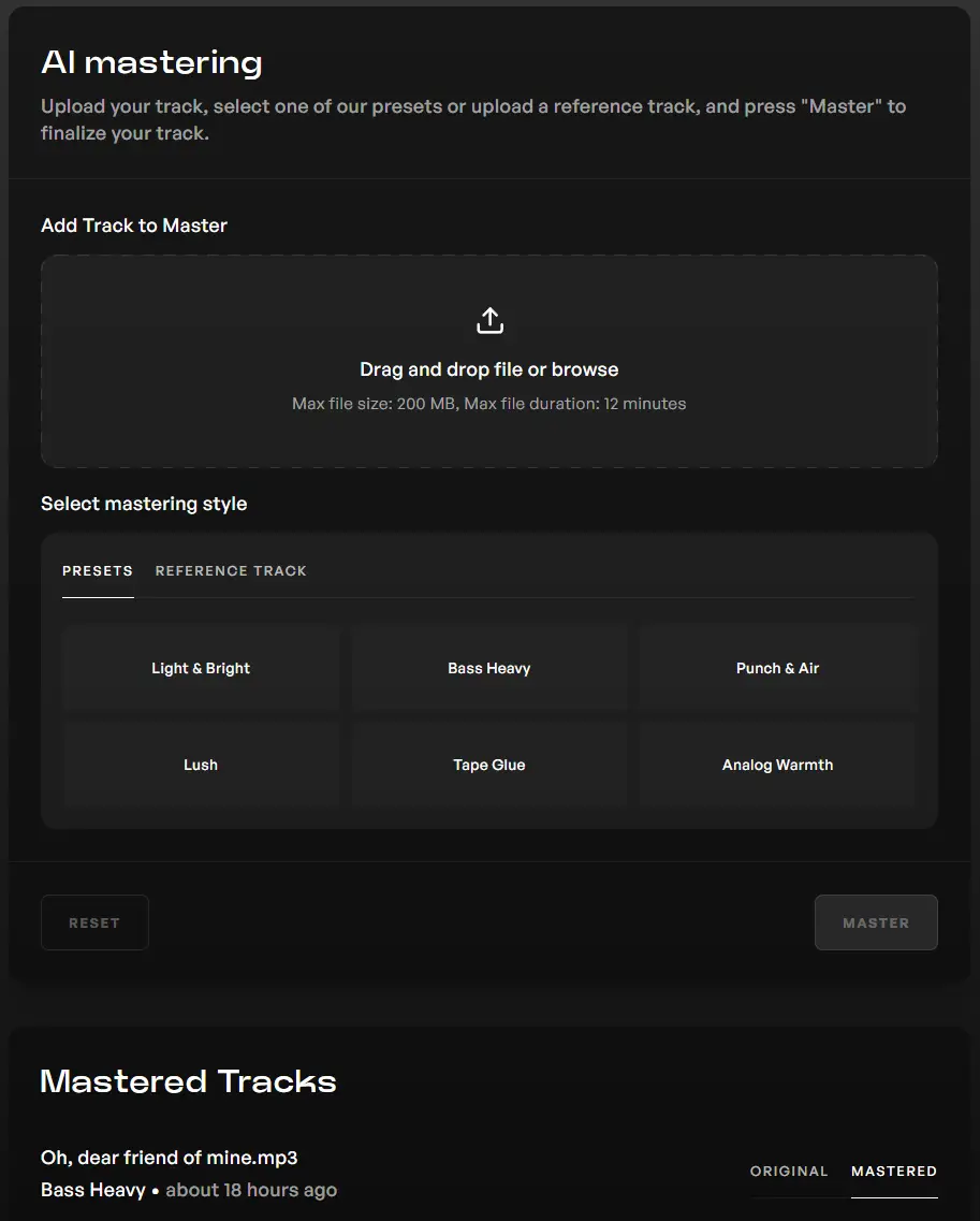 ai-mastering