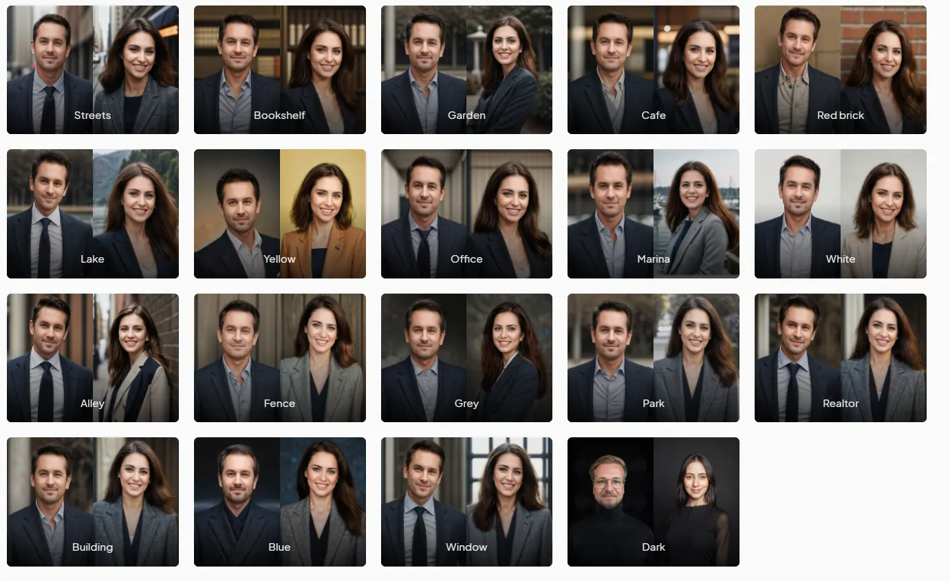 headshotpro-ai-generator-styles