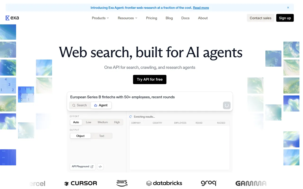 Exa – Website