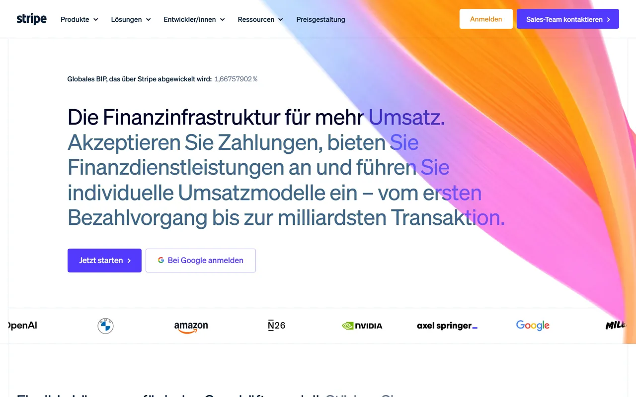 Stripe – Website