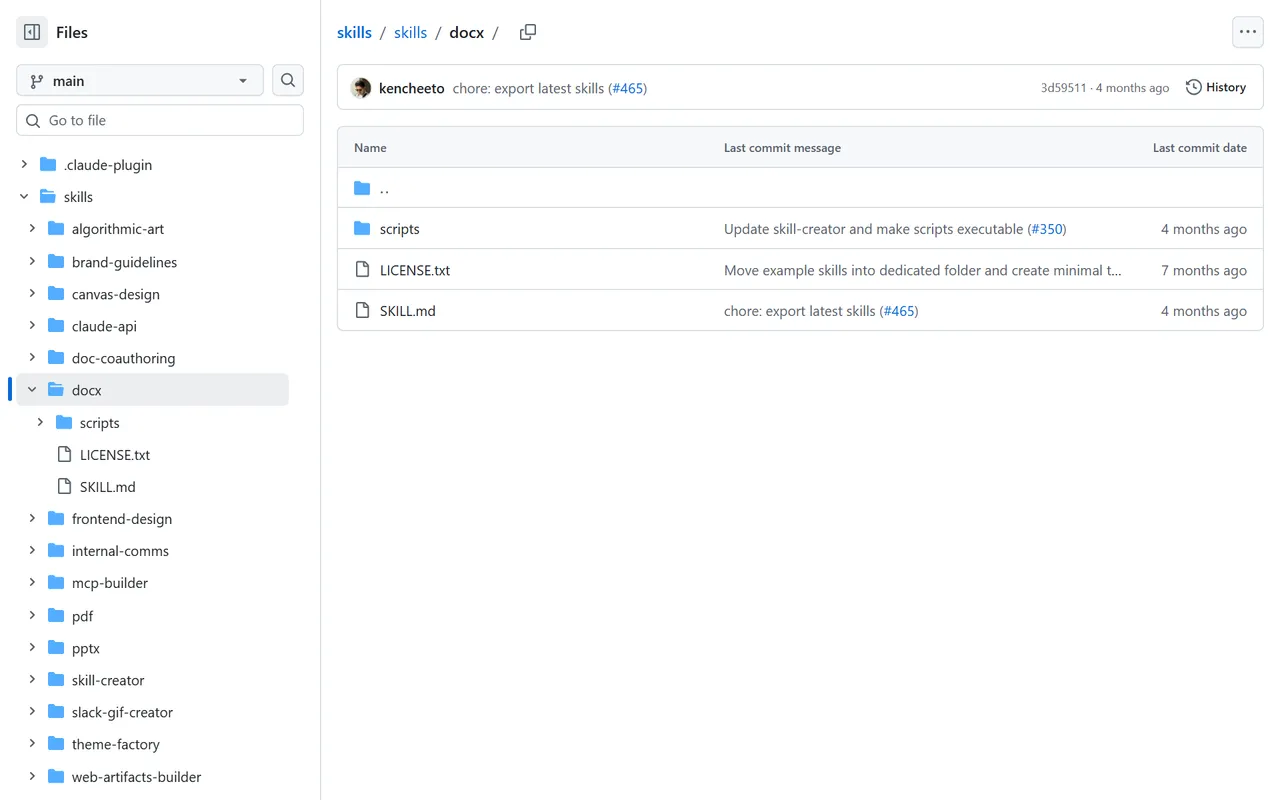docx – Screenshot