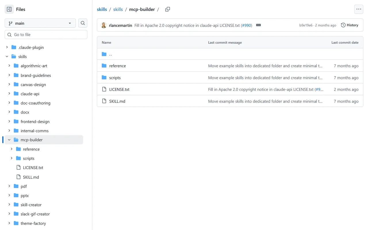 mcp-builder – Screenshot