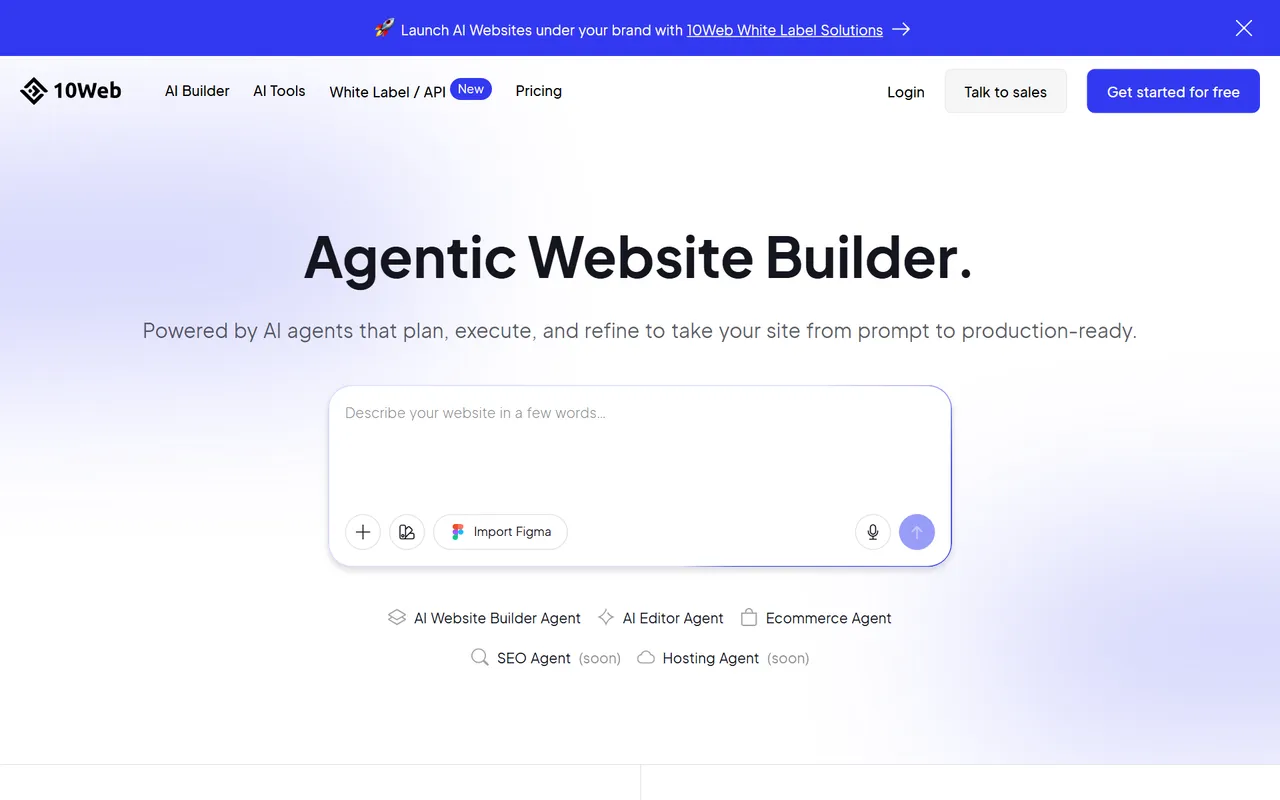 10Web AI Website Builder