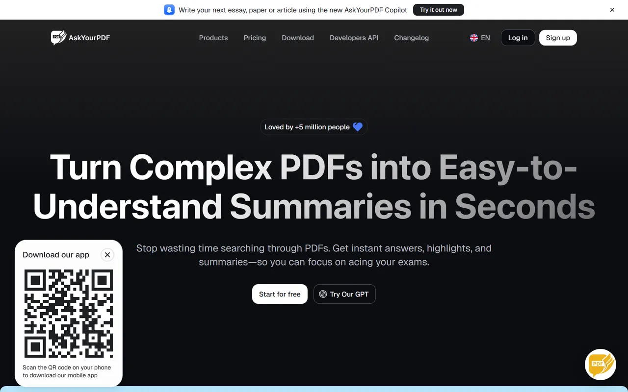 AskYourPDF im Überblick