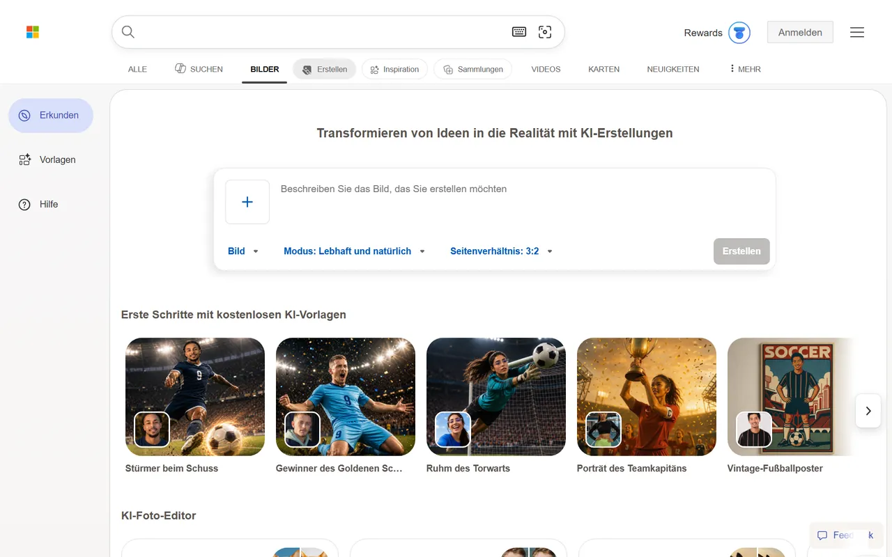 Bing Image Creator mit DALL-E 3 kostenlos nutzen